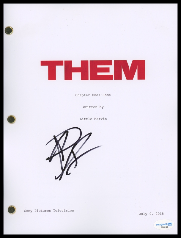 Item # 198940 - Deborah Ayorinde "Them" AUTOGRAPH Signed Full Complete Pilot Episode Script