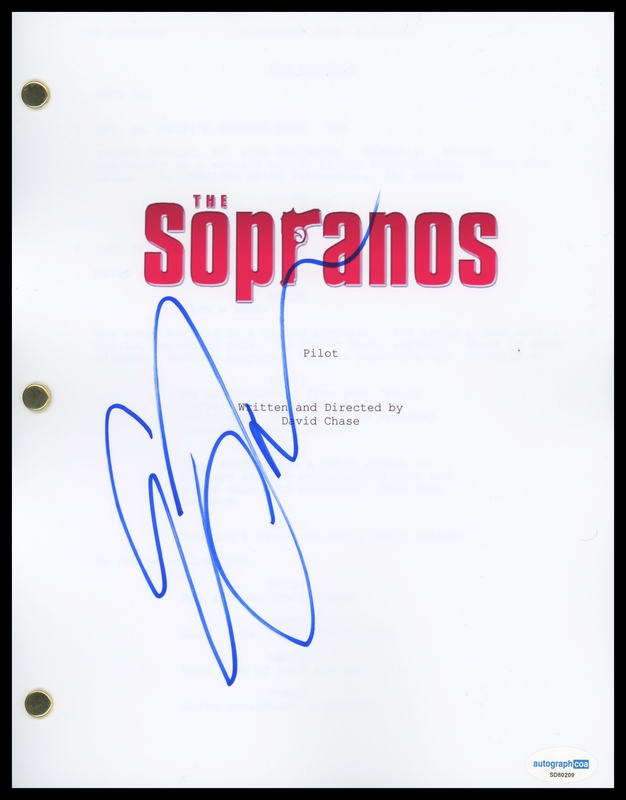 Item # 199022 - Edie Falco "The Sopranos" AUTOGRAPH Signed 'Carmela' Pilot Episode Script