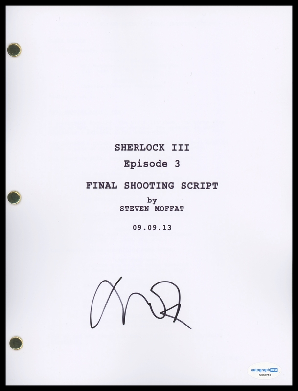 Item # 199026 - Andrew Scott "Sherlock" AUTOGRAPH Signed 'Jim Moriarty' Episode Script B