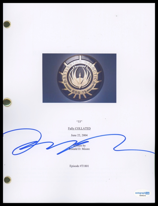 Item # 199029 - Lucy Lawless "Battlestar Galactica" AUTOGRAPH Signed '33' Episode Script