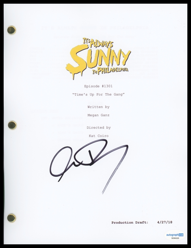 Item # 199038 - Charlie Day "It's Always Sunny in Philadelphia" SIGNED Time's Up for Gang Script