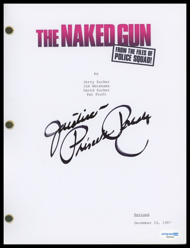 Item # 199088 - Priscilla Presley "The Naked Gun" AUTOGRAPH Signed Full Script Screenplay