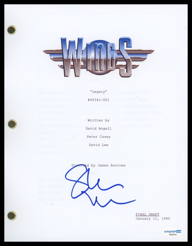 Item # 201761 - Steven Weber "Wings" AUTOGRAPH Signed Full Complete 'Legacy' Episode Script