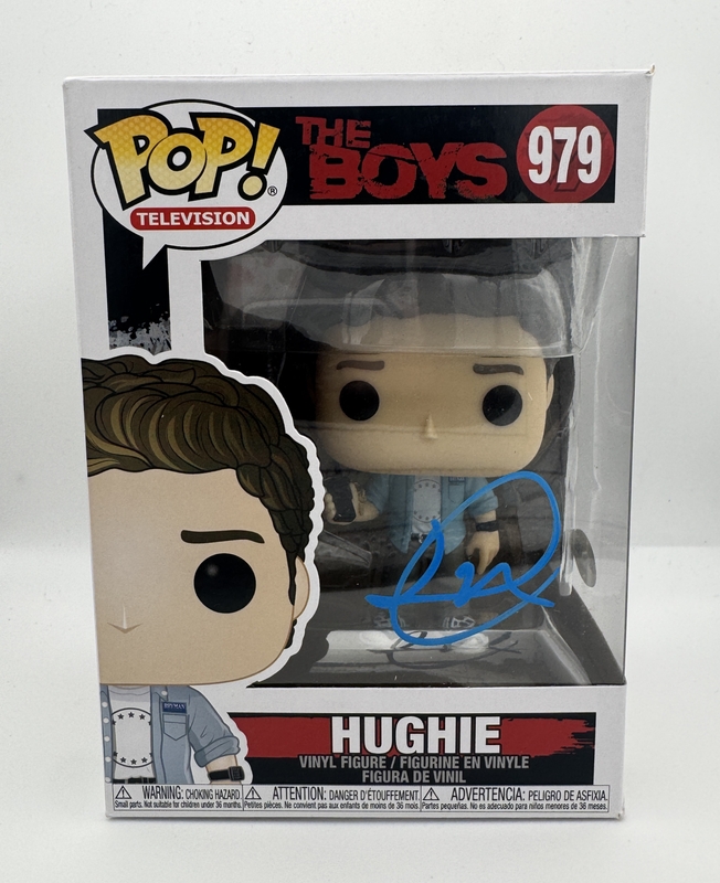 Item # 202108 - Jack Quaid "The Boys" AUTOGRAPH Signed 'Hughie' 979 Vinyl Figure Funko Pop