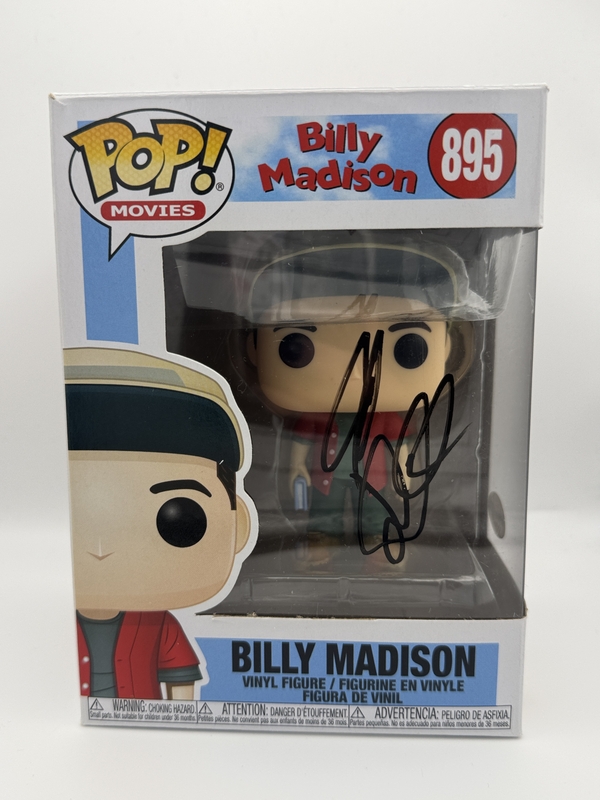 Item # 202116 - Adam Sandler "Billy Madison" AUTOGRAPH Signed 895 Vinyl Figure Funko Pop B