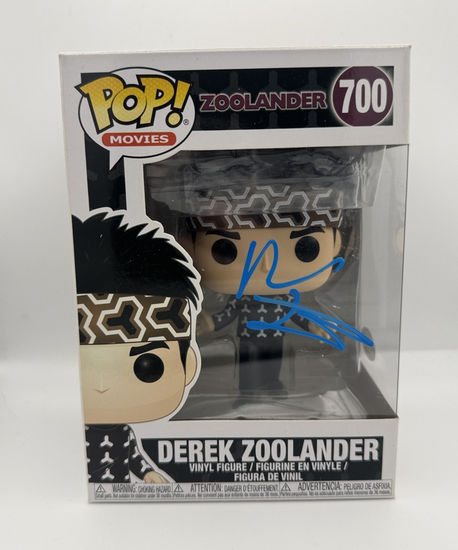 Item # 202122 - Ben Stiller "Zoolander" AUTOGRAPH Signed 'Derek Zoolander' 700 Funko Pop B