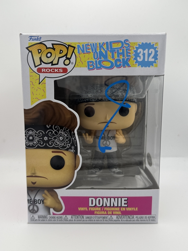 Item # 203066 - Donnie Wahlberg "New Kids on the Block" AUTOGRAPH Signed NKOTB 312 Funko Pop B
