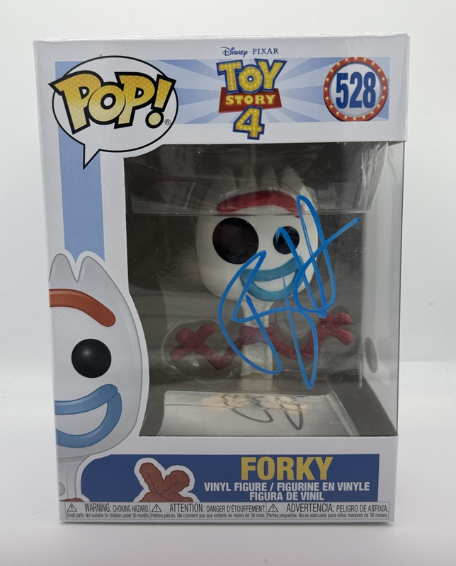 Item # 203073 - Tony Hale "Toy Story 4" AUTOGRAPH Signed 'Forky' 528 Funko Pop Vinyl Figure