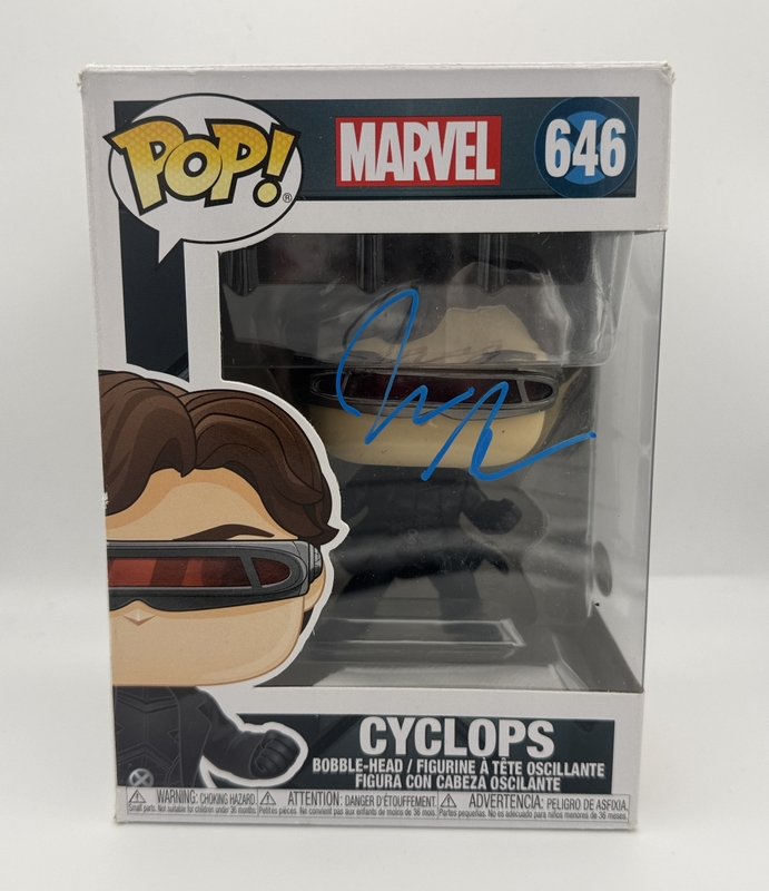 Item # 203106 - James Marsden "X-Men" AUTOGRAPH Signed Marvel 'Cyclops' 646 Funko Pop C