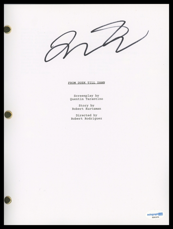 Item # 203215 - Quentin Tarantino "From Dusk Till Dawn" AUTOGRAPH Signed Script Screenplay