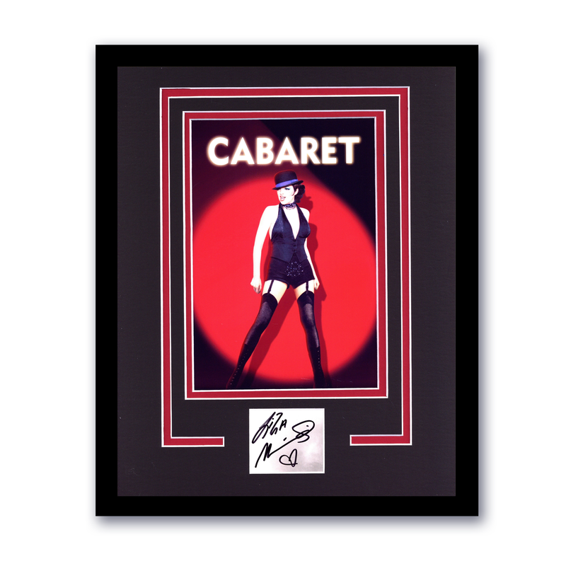 Item # 200313 - Liza Minnelli "Cabaret" AUTOGRAPH Signed Photo Custom Framed 11x14 Display