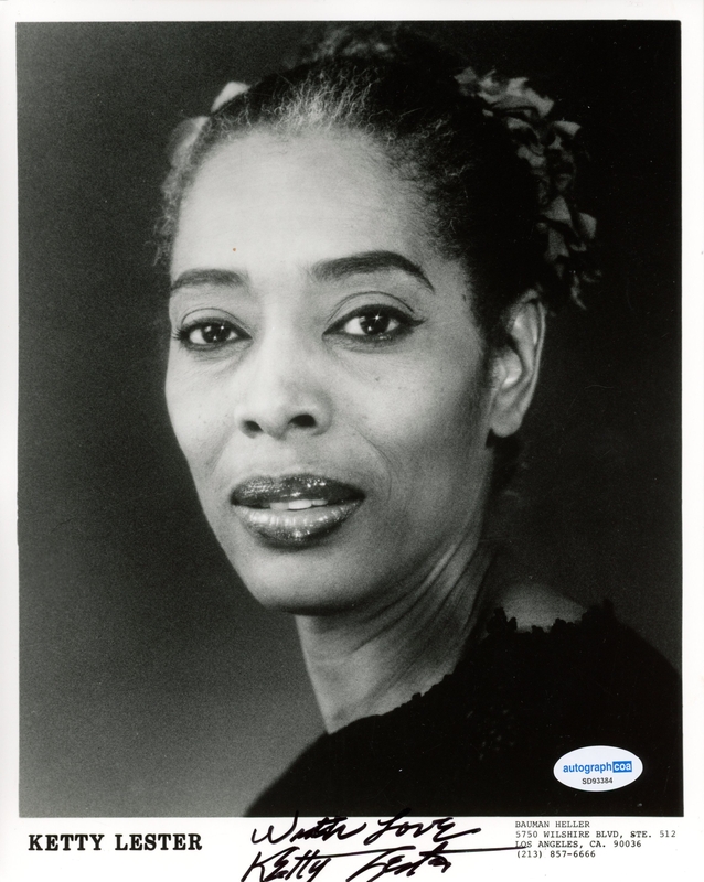 Item # 199873 - Ketty Lester "Little House on the Prairie" AUTOGRAPH Signed 8x10 Photo