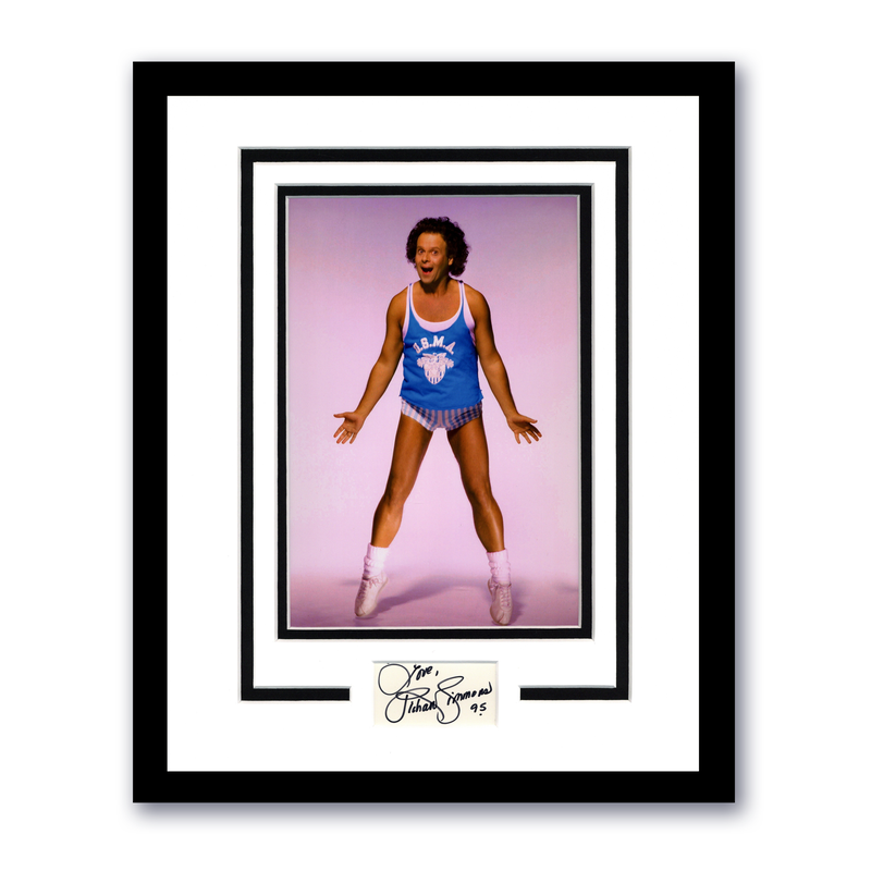 Item # 210270 - Richard Simmons "Sweatin' to the Oldies" AUTOGRAPH Signed Framed 11x14 Display