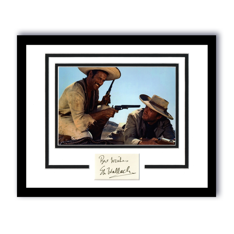 Item # 210289 - Eli Wallach "The Good, The Bad & The Ugly" SIGNED Framed 11x14 Display