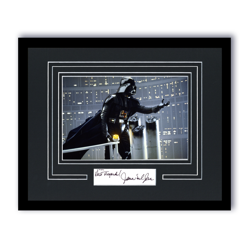 Item # 210293 - James Earl Jones "Star Wars" SIGNED 'Darth Vader' Framed 11x14 Display G