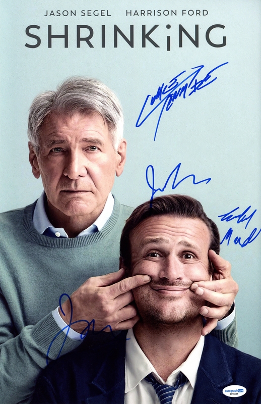 Item # 202820 - "Shrinking" Cast AUTOGRAPHS Signed 11x17 Poster Photo - Jason Segel +3
