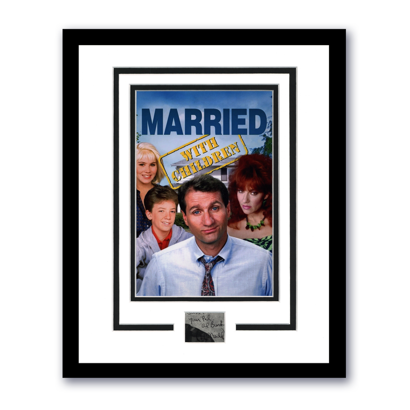 Item # 210336 - Ed O'Neill "Married.. with Children" SIGNED 'Al Bundy' Framed 11x14 Display