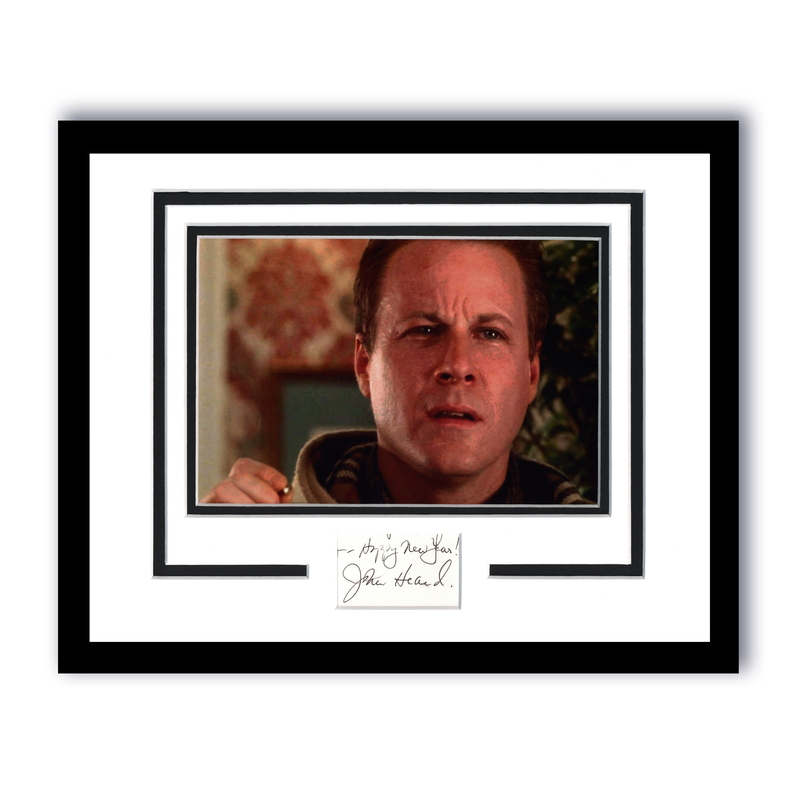 Item # 210339 - John Heard "Home Alone" AUTOGRAPH Signed Photo Custom Framed 11x14 Display