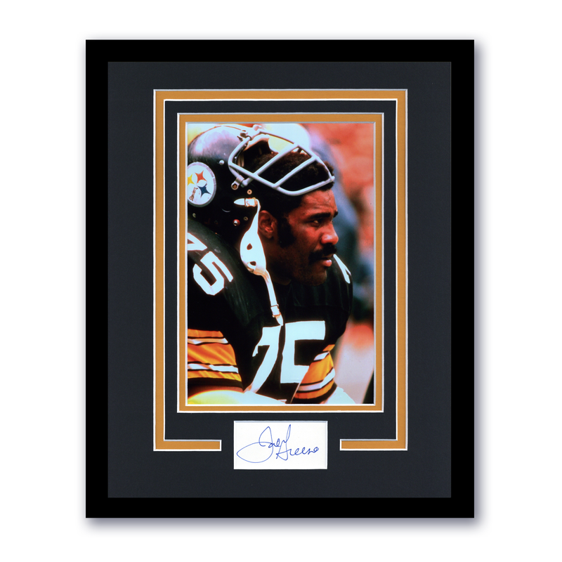 Item # 210355 - Mean Joe Greene AUTOGRAPH Signed Pittsburgh Steelers Framed 11x14 Display