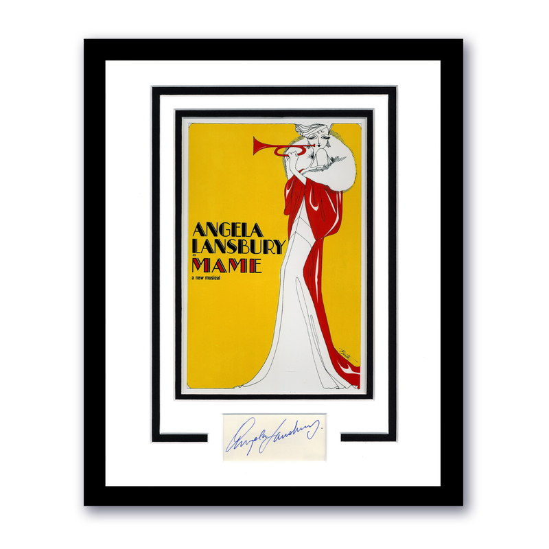 Item # 210362 - Angela Lansbury "Mame" AUTOGRAPH Signed Broadway Photo Framed 11x14 Display