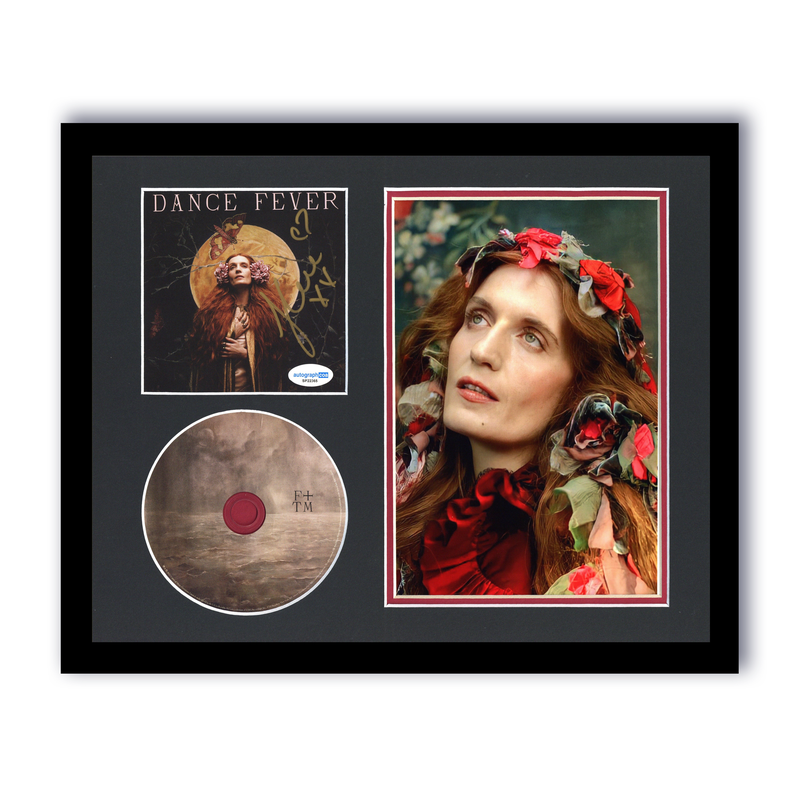 Item # 203289 - Florence Welch "Dance Fever" AUTOGRAPH Signed Framed 11x14 CD Display B