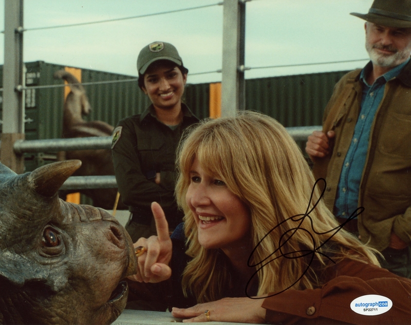 Item # 203790 - Laura Dern "Jurassic World Dominion" AUTOGRAPH Signed Park Ellie 8x10 Photo
