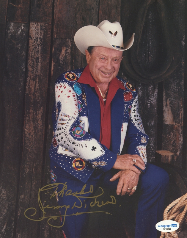 Item # 203798 - Little Jimmy Dickens "Grand Ole Opry" Singer AUTOGRAPH Signed 8x10 Photo B