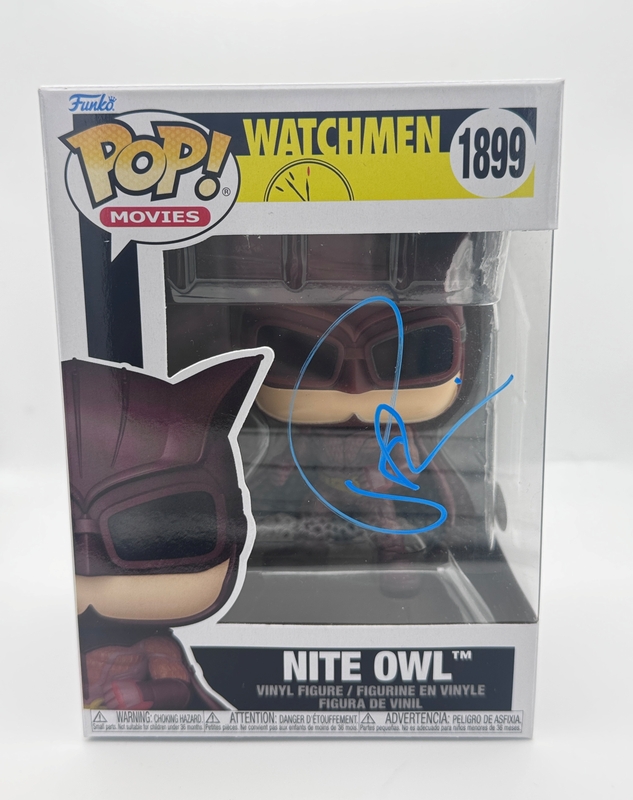 Item # 209267 - Patrick Wilson "Watchmen" AUTOGRAPH Signed Nite Owl 1899 Funko Pop Figure B