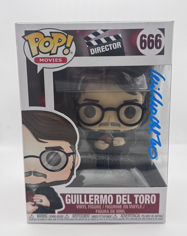 Item # 209275 - Guillermo del Toro AUTOGRAPH Signed Director Movies 666 Funko Pop Figure