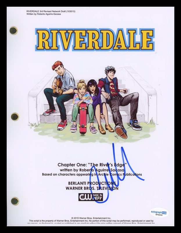 Item # 211883 - Cole Sprouse "Riverdale" AUTOGRAPH Signed 'Jughead' Pilot Episode Script