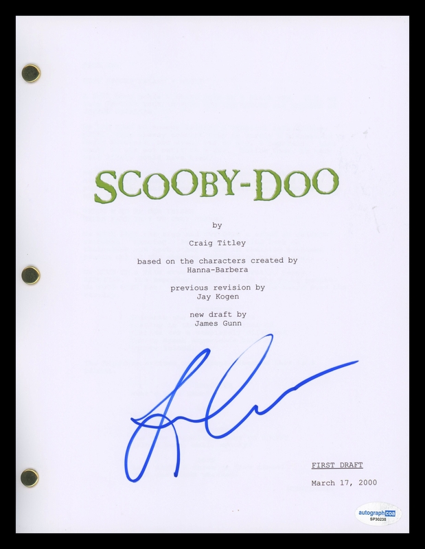 Item # 211885 - Linda Cardellini "Scooby-Doo" AUTOGRAPH Signed 'Velma' Script Screenplay