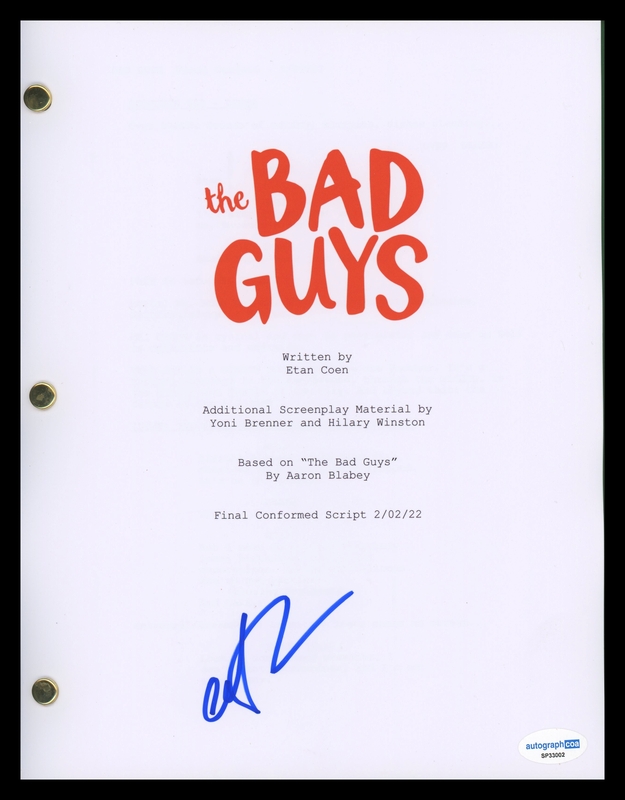 Item # 209006 - Anthony Ramos "The Bad Guys" AUTOGRAPH Signed 'Piranha' Script Screenplay