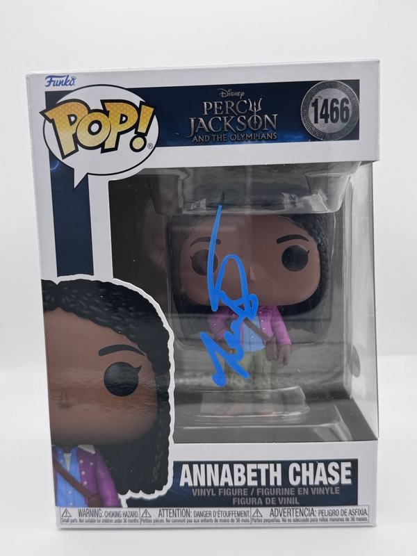 Item # 209162 - Leah Sava Jeffries "Percy Jackson" SIGNED 'Annabeth Chase' 1466 Funko Pop