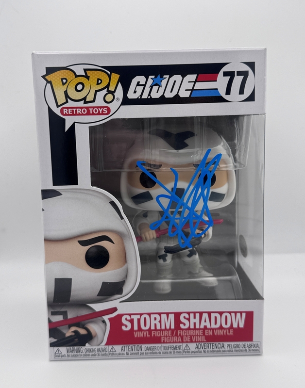 Item # 209190 - Andrew Koji "G.I. Joe/Snake Eyes" SIGNED 'Storm Shadow' 77 Funko Pop Figure