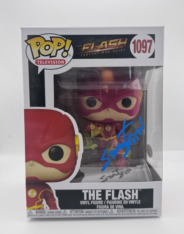 Item # 209196 - Grant Gustin "The Flash" AUTOGRAPH Signed 1097 Funko Pop Vinyl Figure
