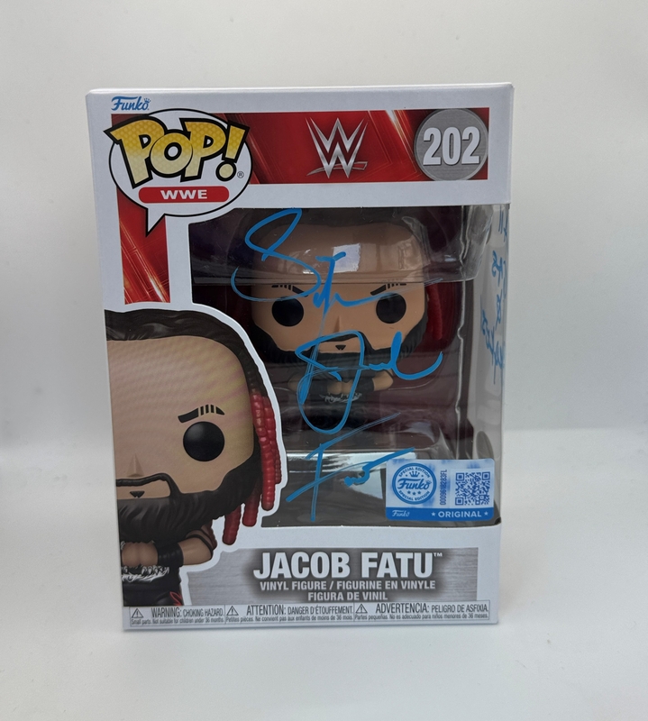 Item # 213545 - Jacob Fatu "Samoan Werewolf" AUTOGRAPH Signed WWE Wrestling 202 Funko Pop JSA
