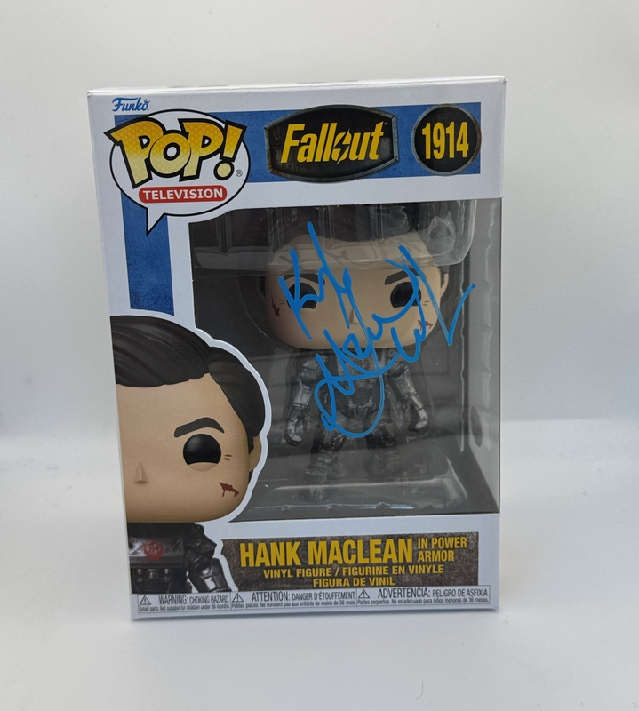 Item # 213562 - Kyle MacLachlan "Fallout" AUTOGRAPH Signed 'Hank MacLean' 1914 Funko Pop