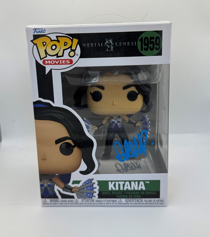 Item # 213577 - Adeline Rudolph "Mortal Kombat 2" AUTOGRAPH Signed 'Kitana' 1959 Funko Pop