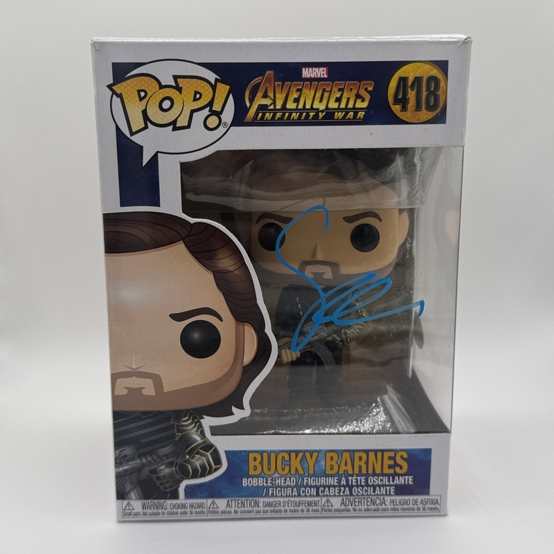 Item # 216931 - Sebastian Stan "Avengers: Infinity War" SIGNED Bucky Barnes 418 Funko Pop B