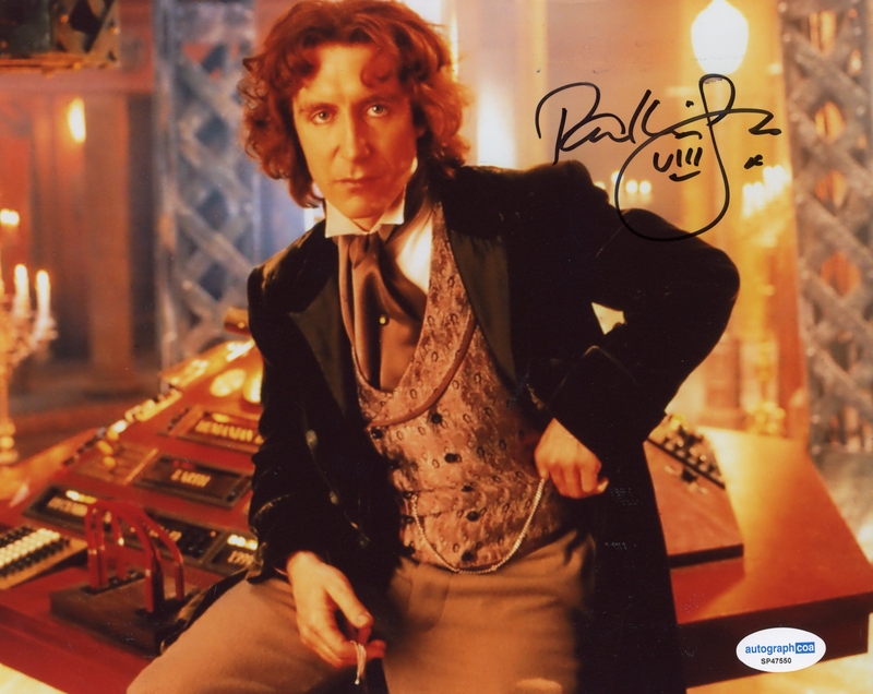Item # 208381 - Paul McGann "Doctor Who" AUTOGRAPH Signed 'Eighth Doctor' 8x10 Photo