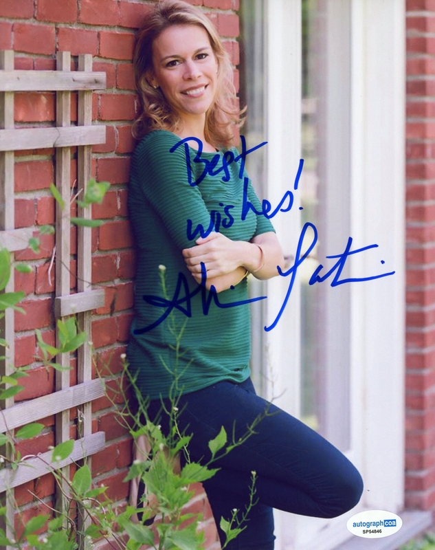 Item # 209857 - Allison Pataki "The Magnificent Lives of Marjorie Post" SIGNED 8x10 Photo
