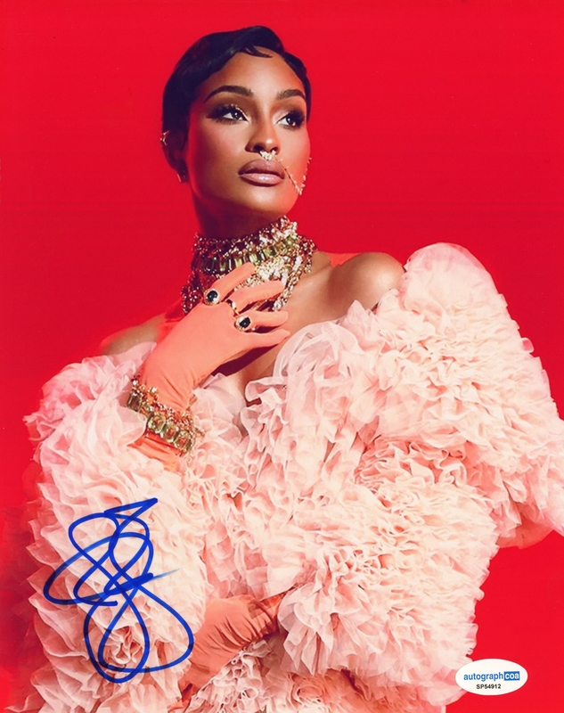 Item # 209799 - Janeisha John "Zeus Network" AUTOGRAPH Signed Model Autographed 8x10 Photo
