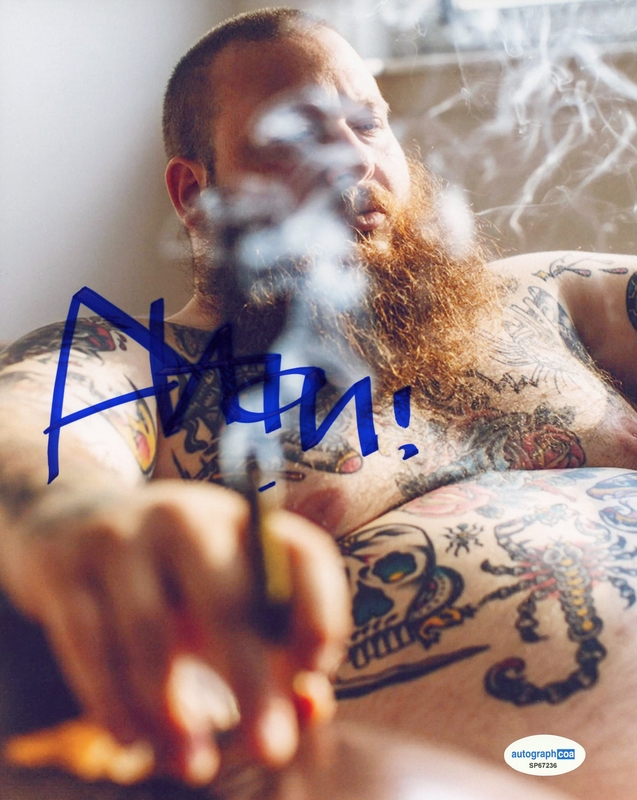 Item # 210525 - Action Bronson "Blue Chips 2" Rapper AUTOGRAPH Signed 8x10 Photo