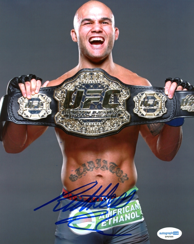 Item # 210984 - Robbie Lawler "Ruthless" AUTOGRAPH Signed UFC Fighter MMA Champ 8x10 Photo