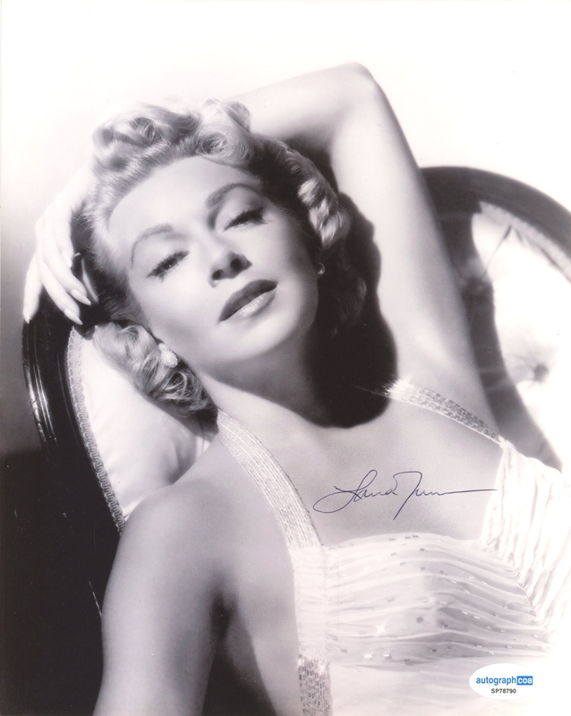 Item # 212421 - Lana Turner "The Postman Always Rings Twice" AUTOGRAPH Signed 8x10 Photo