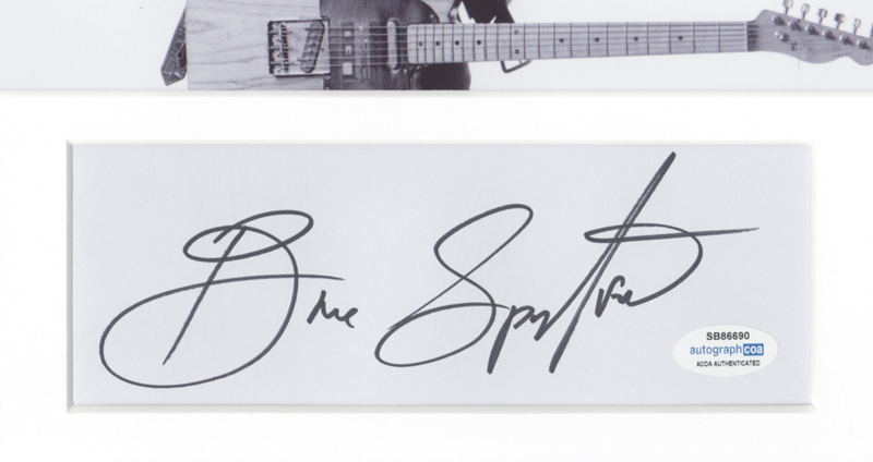 Item # 174716 - Bruce Springsteen Autographed Signed 11x14 Framed Photo ACOA