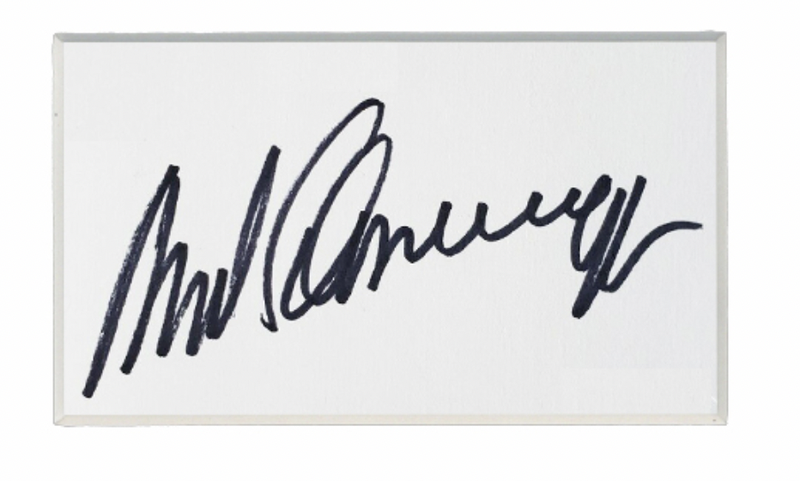 Item # 180558 - Mr. Freeze Arnold Schwarzenegger Autographed 11x14 Framed Photo Batman ACOA