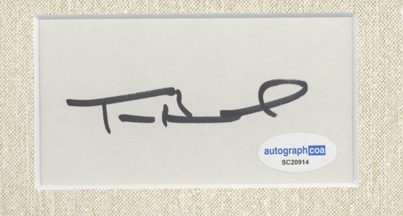 Item # 171414 - Tom Hanks Signed 11x14 Framed Photo Baseball League their Own Jimmy Dugan ACOA
