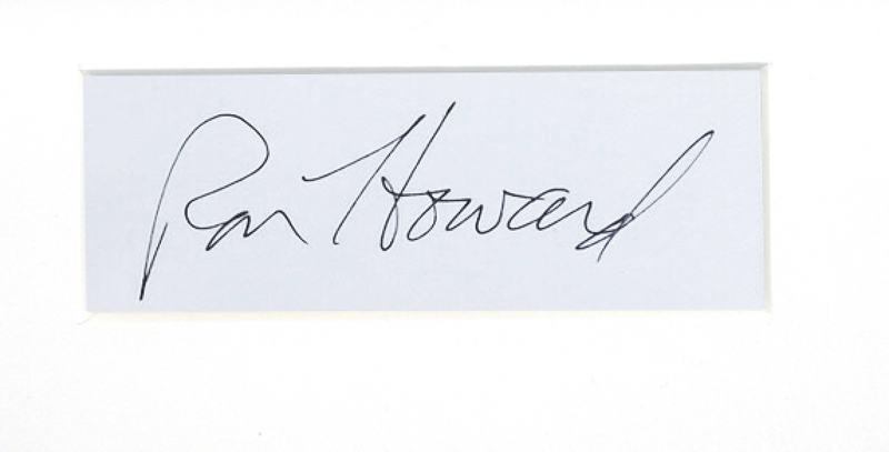 Item # 206212 - American Graffiti Ron Howard Autographed 11x14 Framed Photo 60s California ACOA