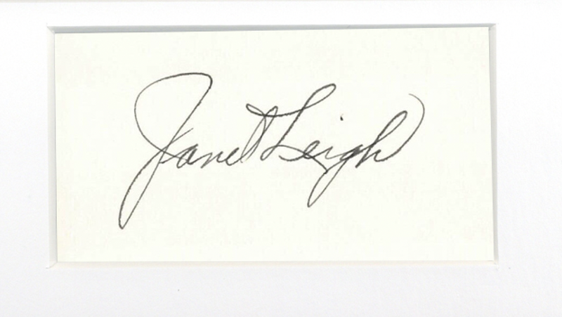 Item # 200852 - Janet Leigh Autograph Signed 11x14 Framed Photo Vintage Hollywood Hot Sexy ACOA